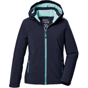 Killtec Funktionsjacke "KOW 352 GRLS JCKT", Wasserdichte Mädchenjacke mit Kapuze, warmem Fleece und Kinnschutz