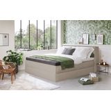 Home affaire Boxspringbett "Sacy", Boxbett inkl. Topper, 2 Matratzen, Härtegrade H2, H3 und H4 wählbar