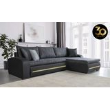 COLLECTION AB Ecksofa "Wind L-Form", inkl. Schlaffunktion und Bettkasten, frei im Raum stellbar