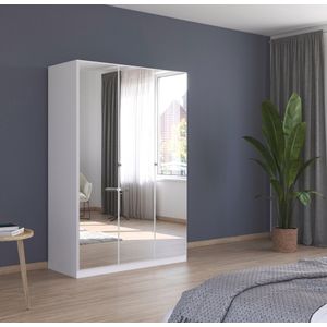 rauch Drehtürenschrank "Reflect", mit Spiegelfront, inkl. praktischer Inneneinteilung und Stoffboxen-Set