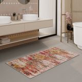 Wecon home Badematte "Beach Front", fußbodenheizungsgeeignet, Vintage, waschbar, rutschfest, schnell trocknend, robust, Badteppich