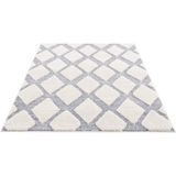 Carpet City Hochflor-Teppich "Focus 4497", rechteckig, 20 mm Höhe, Läufer, Boho, Hochtief-Muster/ 3D-Effekt, für Wohnzimmer, Schlafzimmer