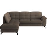 sit&more Ecksofa "Zora L-Form", wahlweise mit Bettfunktion und Bettkasten