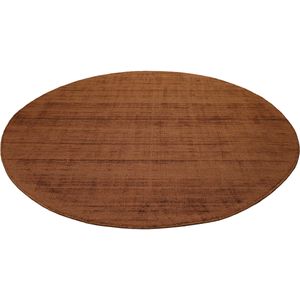 Esprit Teppich "Gil", rund, 8 mm Höhe, handgewebt, seidig glänzend, schimmernde Farbbrillianz, Melangeeffekt
