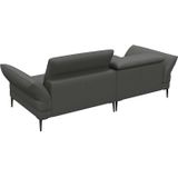 FLEXLUX Ecksofa "Salino, Funktionssofa mit Recamiere, Relaxsofa, Ecksofa", Sofa mit Arm- und Kopfteil-Verstellungen, Kaltschaum & Stahl-Wellen