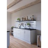 OPTIFIT Küche "Ahus", Breite 225 cm, wahlw. Mit E-Geräten, Soft Close Funktion, MDF Fronten