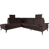 alina Ecksofa, inkl. Kopfstützen, wahlweise mit Relaxfunktion, Breite: 267 cm