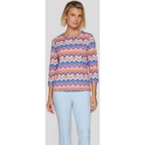 Rabe Print-Shirt "Rabe Shirt mit lebhaftem Farbdesign"