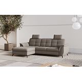sit&more Ecksofa "Zora L-Form", wahlweise mit Bettfunktion und Bettkasten