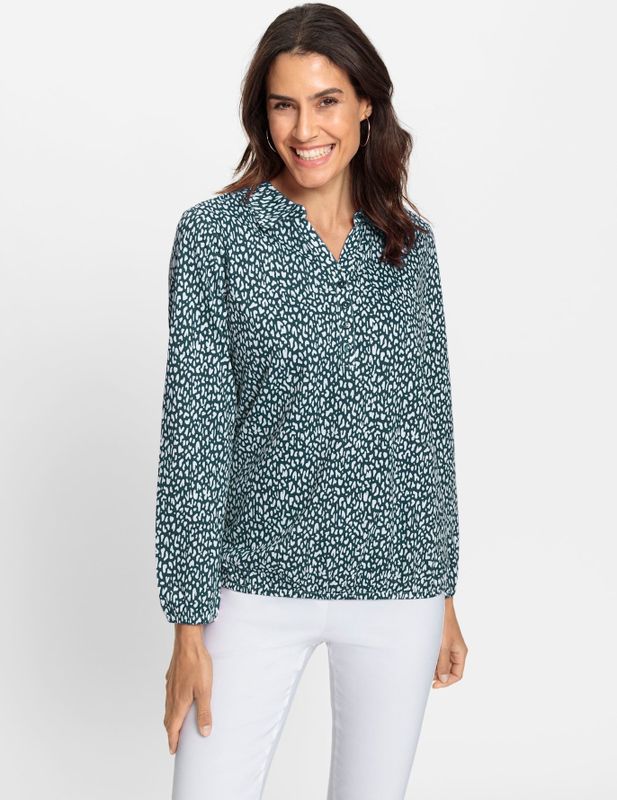 Inspirationen Poloshirt "Langarm-Shirt", (1 tlg.)