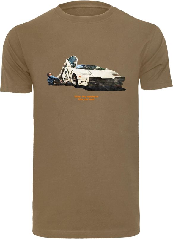 MisterTee T-Shirt "MisterTee Herren Weekend Wolf Tee", (1 tlg.)