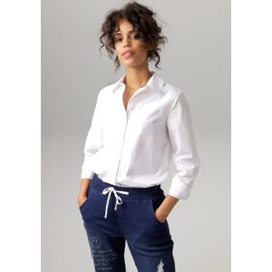 Aniston CASUAL Longbluse, mit kurzen Seitenschlitzen