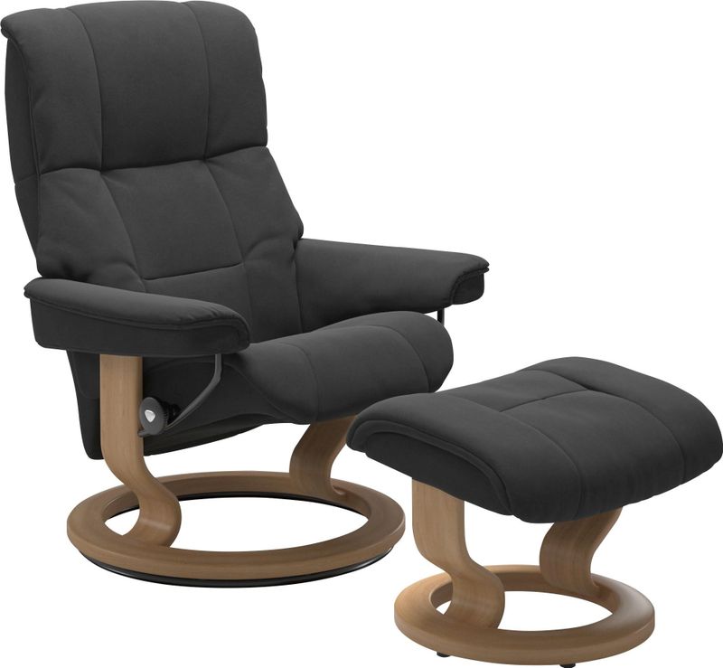 Stressless Relaxsessel-Set "Mayfair", mit Hocker, mit Classic Base, in 3 Größen, Gestell Eiche