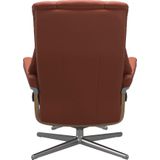 Stressless Relaxsessel "Mayfair", (Set, Relaxsessel mit Hocker), mit Hocker, mit Cross Base, Größe S, M & L, Holzakzent Eiche