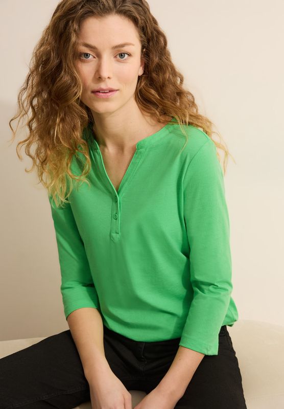 Cecil 3/4-Arm-Shirt, mit elastischem Bund