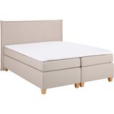 Home affaire Boxspringbett "Houssay", inkl. Topper, 5 Breiten, 2 Härtegraden auch in Überlänge 220 cm