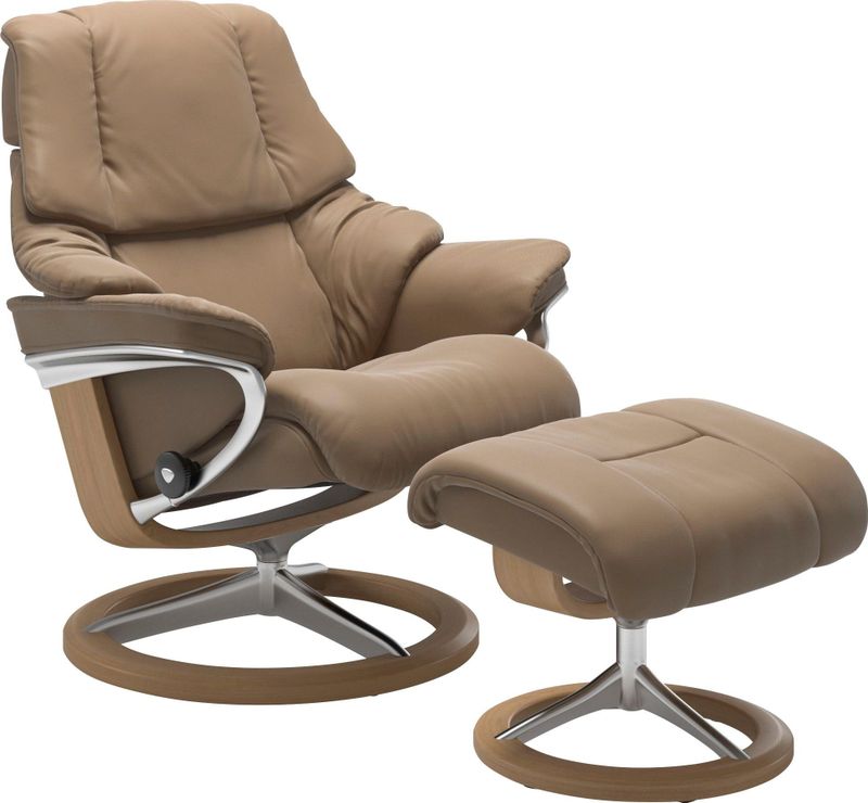 Stressless Relaxsessel "Reno", mit Signature Base, Größe S, M & L, Gestell Eiche