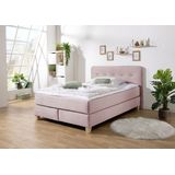 Home affaire Boxspringbett "Fargo", in Überlänge 220 cm, mit Topper, 3 Ausführungen, 4, Breiten