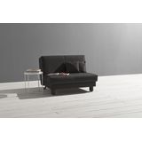 ell + ell Schlafsofa "Enny", Liegefläche Breite 120 oder 140 cm, Liegehöhe 45 cm, Füße schwarz