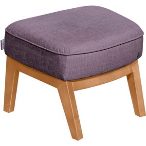 TOM TAILOR HOME Hocker "COZY", mit Kedernaht, Füße Buche natur
