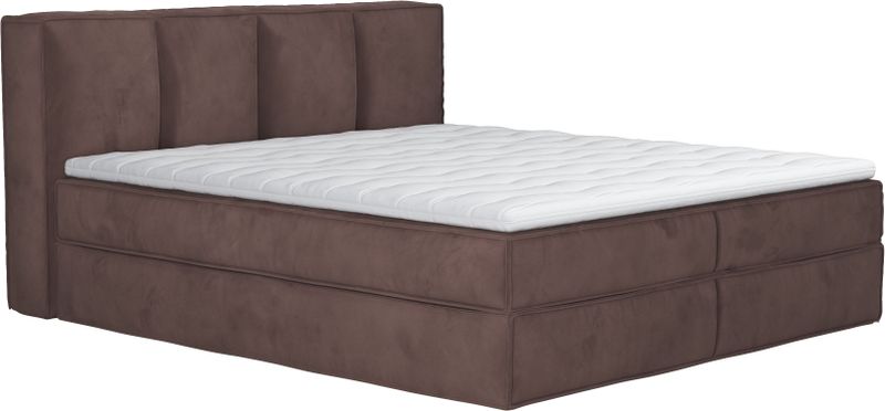 Home affaire Boxspringbett "Sacy", Boxbett inkl. Topper, 2 Matratzen, Härtegrade H2, H3 und H4 wählbar