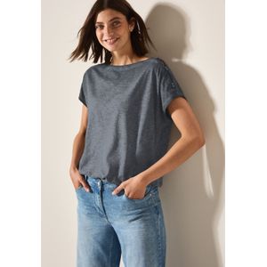 Cecil T-Shirt, mit Knopfdetail