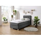 Home affaire Boxspringbett "Fargo", inkl. Topper, in 3 Matratzenarten, in Samt- oder Strukturstoff