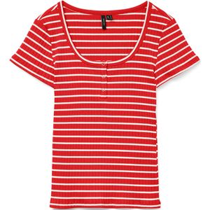Vero Moda T-Shirt "VMSEA SS HENLEY TOP JRS"