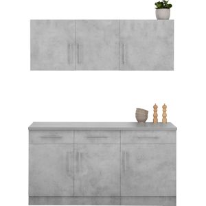 wiho Küchen Pantryküche ""Cali"", ohne E-Geräte, Breite 160 cm