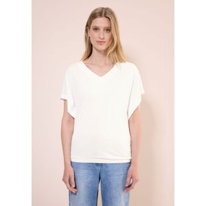 Cecil V-Shirt, mit Elastiksaum