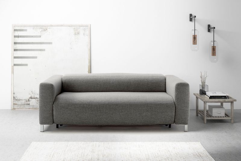 Places of Style Schlafsofa "Quarto für Dauerschläfer geeignet durch hochwertigen Faltbeschlag", 3 Breiten und 3 Matratzenausführungen, belastbar zwischen 200-.270kg