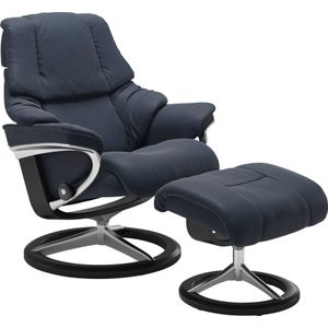 Stressless Relaxsessel "Reno", mit Signature Base, Größe S, M & L, Gestell Schwarz