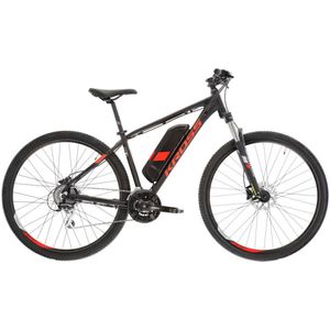 Kross E-Bike "E-MTB Hexagon Boost 1.0 522 29 Zoll schwarz", 24 Gang, Shimano, ACERA M3020, Heckmotor 250 W