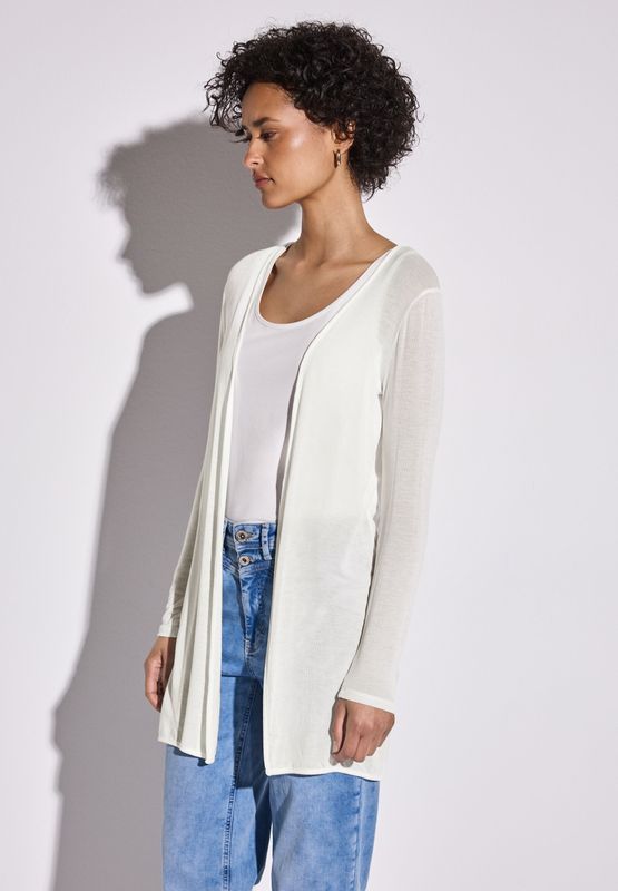 STREET ONE Cardigan, aus softem Materialmix