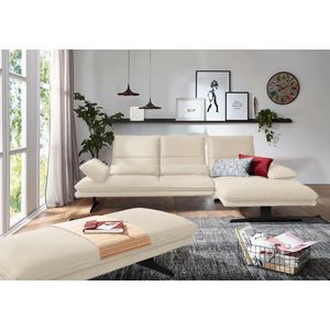 W.SCHILLIG Ecksofa "broadway, Designsofa mit tollem Sitzkomfort", Sitztiefenverstellung, Kopfteil- & Seitenteilverstellung, Breite 291cm