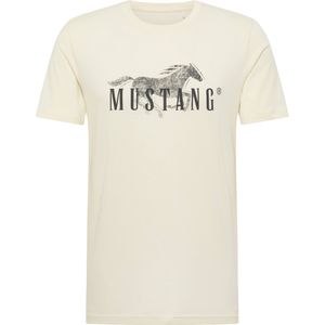 Mustang Herren T-Shirt Style Austin offwhite