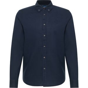 Mustang Herren Langarmhemd Style Rawlins dunkelblau