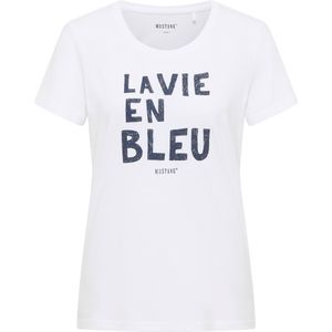 Mustang Damen T-Shirt Style Alma weiß