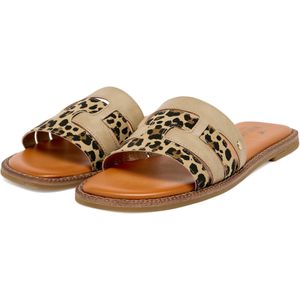 Mustang Damen Sandale Damen Pantolette beige