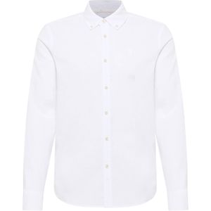 Mustang Herren Langarmhemd Style Rawlins weiß