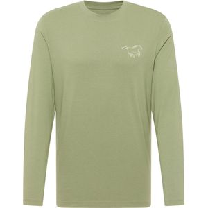 Mustang Herren Langarmshirt Langarmshirt hellgrün