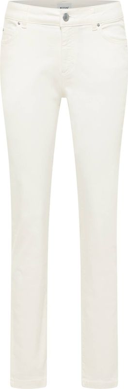 Mustang Damen Hose Style Crosby Relaxed Slim offwhite