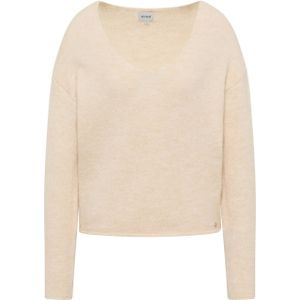 Mustang Damen Langarmpullover Style Laurie offwhite