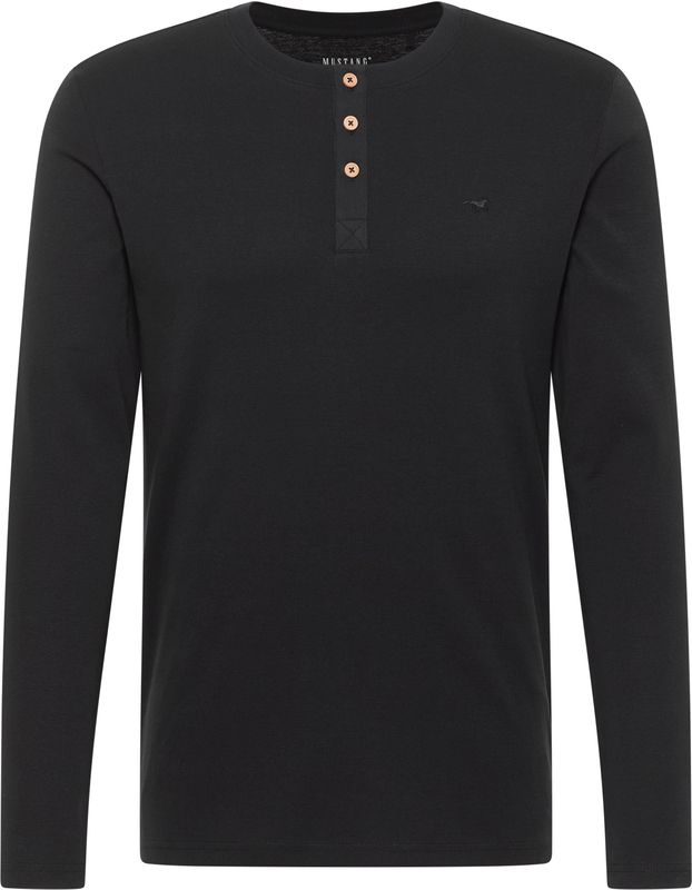 Mustang Herren Langarmshirt Style Arminto schwarz