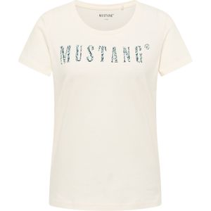 Mustang Damen T-Shirt Style Alma offwhite