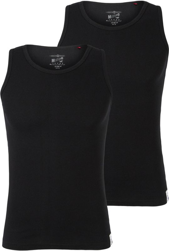Mustang Herren Top Style Mustang Tank Top schwarz