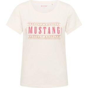 Mustang Damen T-Shirt T-Shirt offwhite