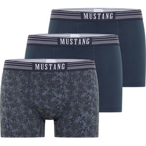 Mustang Herren Unterhose Style Mustang Retro mittelblau