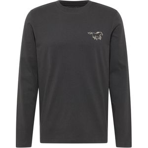 Mustang Herren Langarmshirt Langarmshirt anthrazit