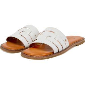 Mustang Damen Sandale Damen Pantolette weiß